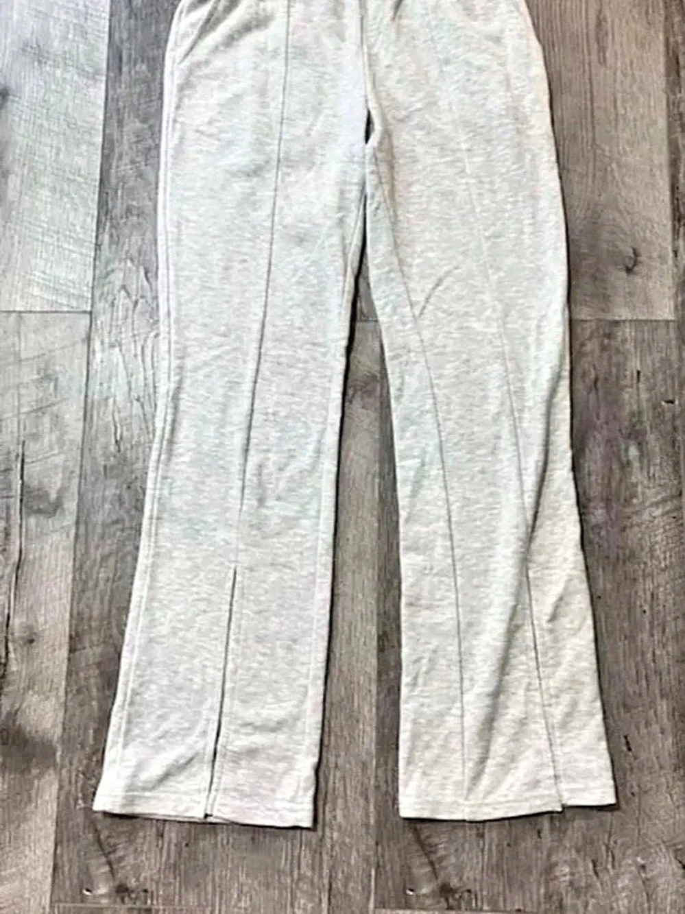 Gray Flare Pants